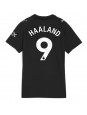 Billige Manchester City Erling Haaland #9 Bortedrakt Dame 2025-26 Kortermet